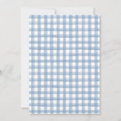 水彩列車赤ちゃんシャワー招待状 招待状 (裏面)