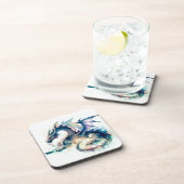 水彩効果のドラゴン コースター (右側)