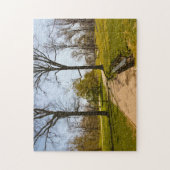 水彩効果セントラルパークニューヨーク。 ジグソーパズル (縦)