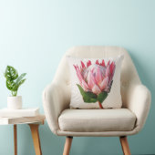 水彩効果プロテアツーサイドデコールピロー クッション (椅子)