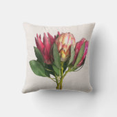 水彩効果プロテアツーサイドデコールピロー クッション (裏面)