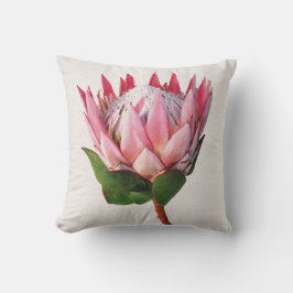 水彩効果プロテアツーサイドデコールピロー クッション