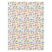 水彩動物アルファベットかわいい テーブルクロス (正面)