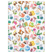 水彩動物愛称パーソナライズされた愛 クリップボード (裏面)