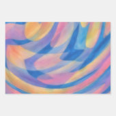 水彩包み工芸紙カラフルおもしろい ラッピングペーパーシート (正面3)