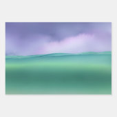 水彩包み紙シート束 ラッピングペーパーシート (正面)