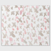 水彩包み紙 ラッピングペーパー (フラット)