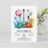 水彩化学神秘誕生日 招待状 (スタンド正面)