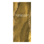 水彩化粧アーティストヘアサロンラックカード ラックカード (裏面)