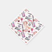 水彩化粧パターン スタンダードカクテルナプキン (角)