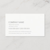 水彩化粧ブラシピンクID350 名刺 (裏面)