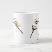 水彩化粧顔 ジャンボコーヒーマグカップ (正面)