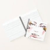 水彩化粧顔 ノートブック (内部)