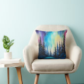 水彩北方灯オーロラボレアリス クッション (椅子)