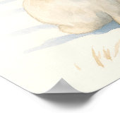 水彩北極ヘアアート ポスター (角)