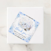 水彩北極動物フローラ赤ちゃんシャワー フェイバータグ (インサイチュ)