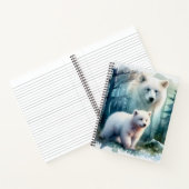 水彩北極熊 ノートブック (内部)