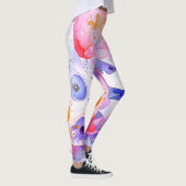 水彩北欧クマ レギンス (右)