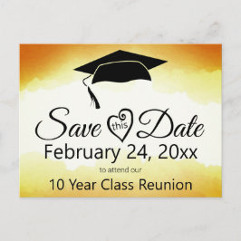 水彩区分懇親会保存日付テンプレートPo ポストカード