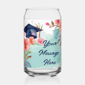 水彩卒業お祝い ガラス缶 (裏面)