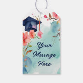 水彩卒業お祝い ギフトタグ (裏面)