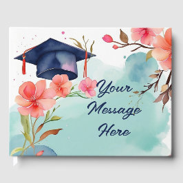 水彩卒業お祝い ゲストブック