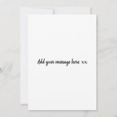 水彩卒業モダントレンディーガールカード サンキューカード (裏面)