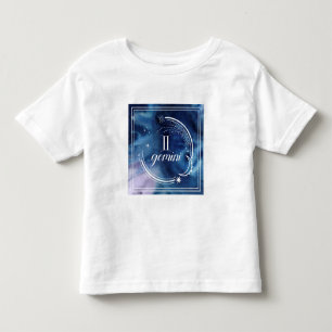 水彩占星術-ジェミニ トドラーTシャツ