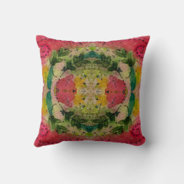 水彩印象派抽象芸術 クッション