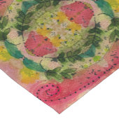 水彩印象派抽象芸術 ショートテーブルランナー (コーナー)