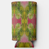 水彩印象派抽象芸術 スリム缶クーラー (正面)