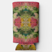 水彩印象派抽象芸術 スリム缶クーラー (裏面)