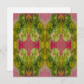 水彩印象派抽象芸術 ノートカード (正面/裏面)