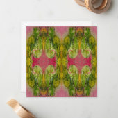 水彩印象派抽象芸術 ノートカード (正面/裏面インサイチュ)