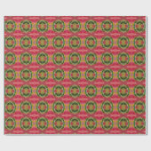 水彩印象派抽象芸術 ラッピングペーパー (フラット)