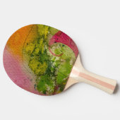 水彩印象派抽象芸術 卓球ラケット (横)