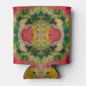 水彩印象派抽象芸術 缶クーラー (正面)