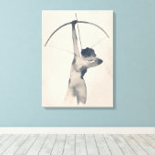 水彩原色 キャンバスプリント (インサイチュ (ウッドフロア))