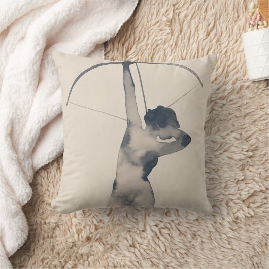 水彩原色 クッション (ブランケット)