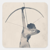 水彩原色 スクエアシール (正面)