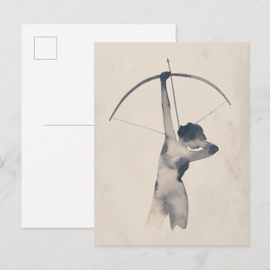 水彩原色 ポストカード (正面/裏面)