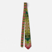 水彩及びインク抽象芸術印象主義 ネクタイ (裏面)