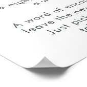 水彩双生児シャワー男女兼用ゲーム ポスター (角)