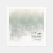 水彩反射ありがとうございまセージID774 スタンダードカクテルナプキン (正面)