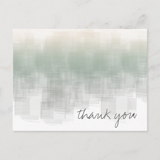 水彩反射ありがとうございまセージID774 ポストカード (正面)