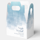 水彩反射ありがとうほこりっぽいブルー2 ID774 フェイバーボックス (オープン)