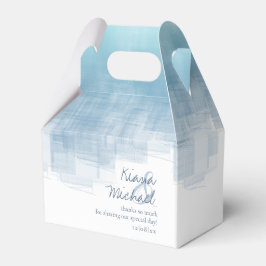 水彩反射ありがとうほこりっぽいブルー2 ID774 フェイバーボックス