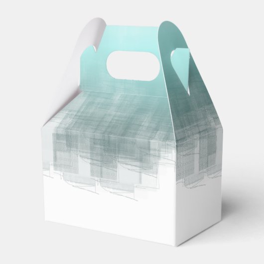 水彩反射ありがとうティール(緑がかった色)V2 ID774 フェイバーボックス (裏面サイド)