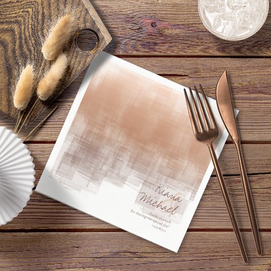 水彩反射ありがとう粘土ID774 スタンダードカクテルナプキン