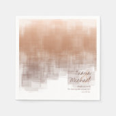 水彩反射ありがとう粘土ID774 スタンダードカクテルナプキン (正面)